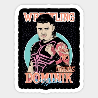 Artwork Dominik Mysterio Wrestling Aesthetic Sticker